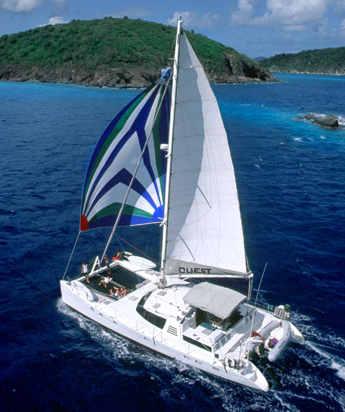 catamaran sailboat fishing